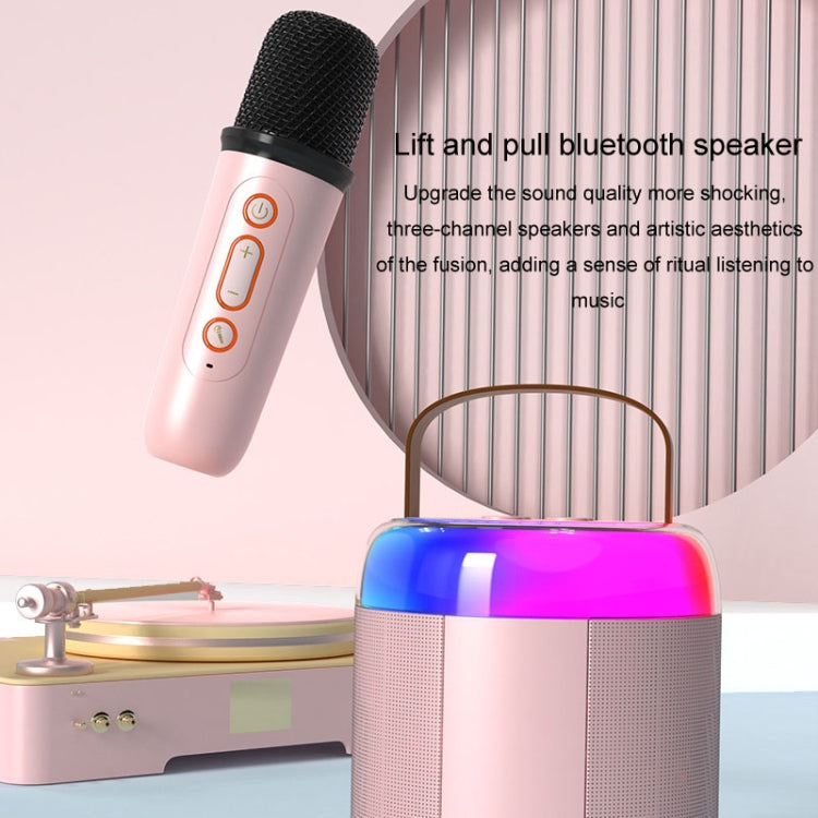 Altoparlante Bluetooth portatile domestico Piccolo audio karaoke da esterno, Y1 White, Y1 Pink, Y1 Black, Y2 White, Y2 Pink, Y2 Black