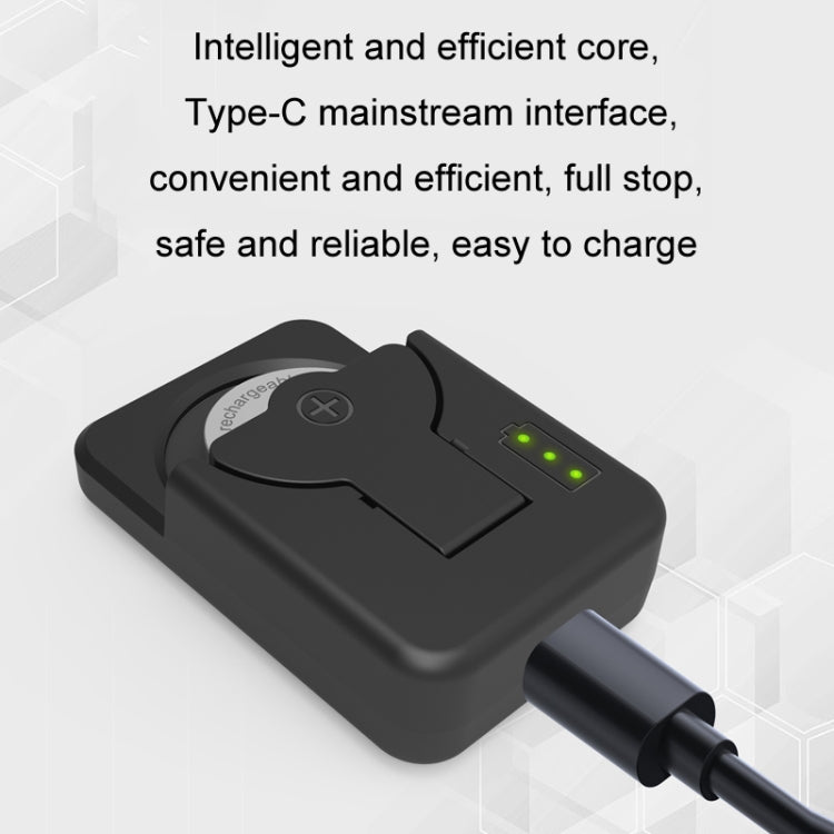 Caricabatterie universale per batteria a bottone LIR2032/2450 da 4,2 V, RSC-X2-2 White, RSC-X2-2 Black