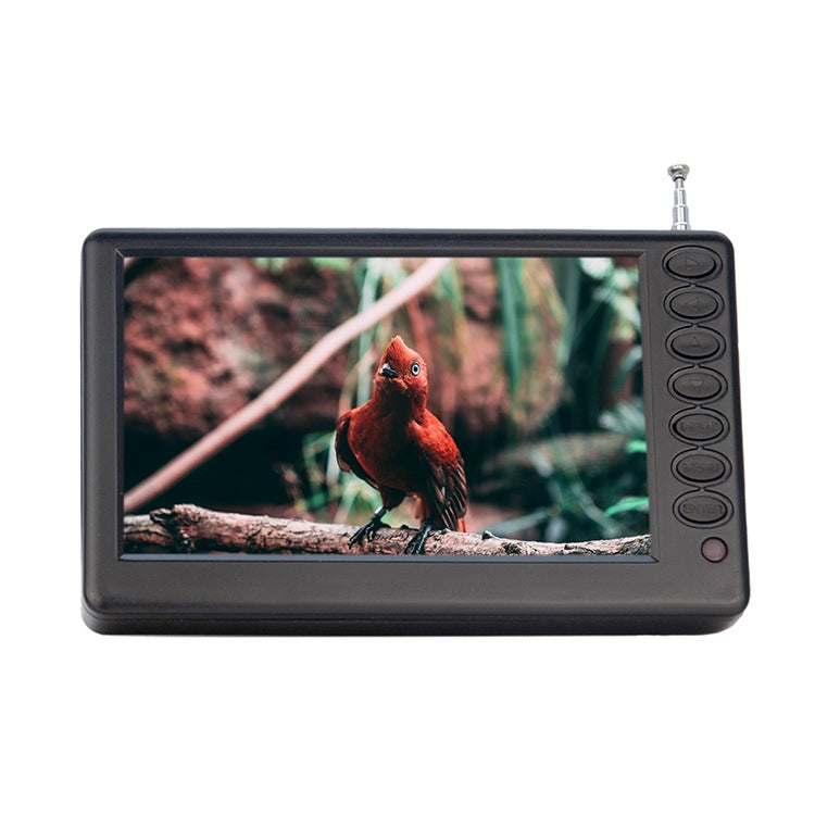 TV LCD digitale portatile ultra sottile da 5 pollici per auto, DVB-T2 US Plug, ISDB-T US Plug, DVB-T2 EU Plug, ISDB-T EU Plug