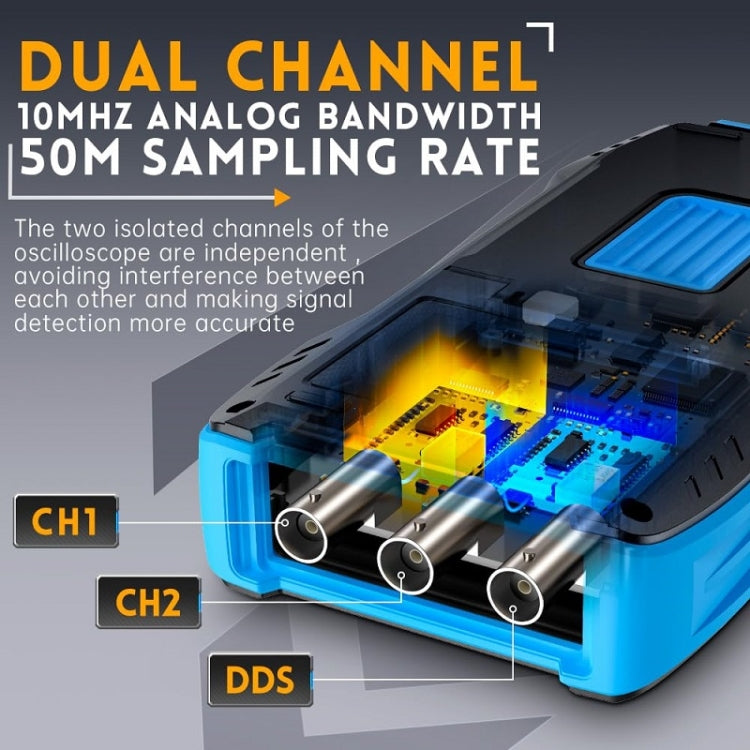 Multimetro a doppio canale con oscilloscopio digitale portatile 3 in 1, 2C23T Standard, 2C23T Upgrade