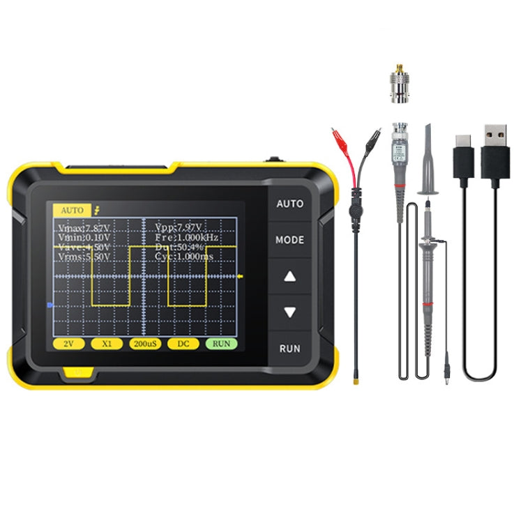 Oscilloscopio digitale portatile FNIRSI di piccole dimensioni per la manutenzione, DSO152 Standard, DSO152 Upgrade