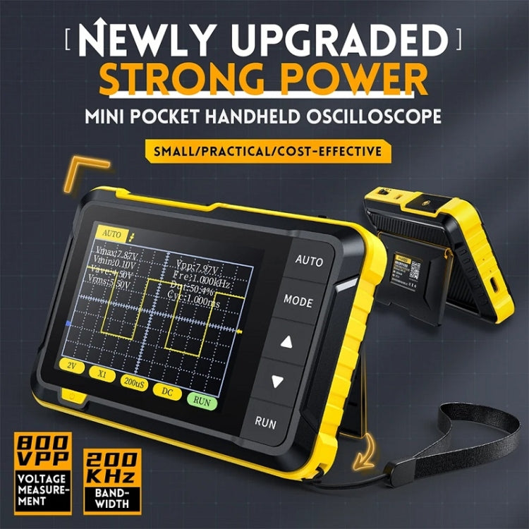 Oscilloscopio digitale portatile FNIRSI di piccole dimensioni per la manutenzione, DSO152 Standard, DSO152 Upgrade