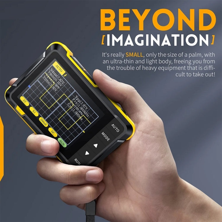 Oscilloscopio digitale portatile FNIRSI di piccole dimensioni per la manutenzione, DSO152 Standard, DSO152 Upgrade