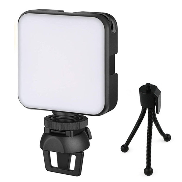Lampada tascabile per fotografia con luce di riempimento dal vivo per videoconferenze W64 64LED, Clip Set, Clip+Tripod Set