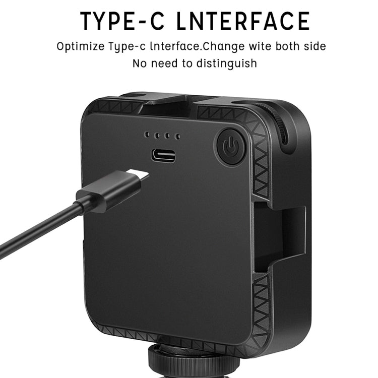 Lampada tascabile per fotografia con luce di riempimento dal vivo per videoconferenze W64 64LED, Clip Set, Clip+Tripod Set