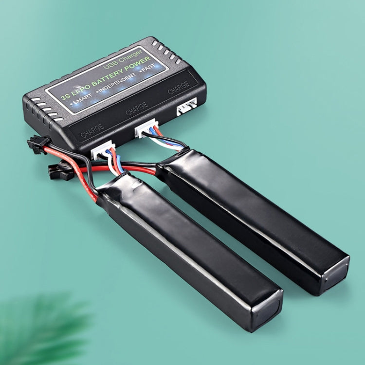 Custodia di ricarica per bilanciamento della batteria Li-Po con una carica e tre proiettili ad acqua, BH-3S03