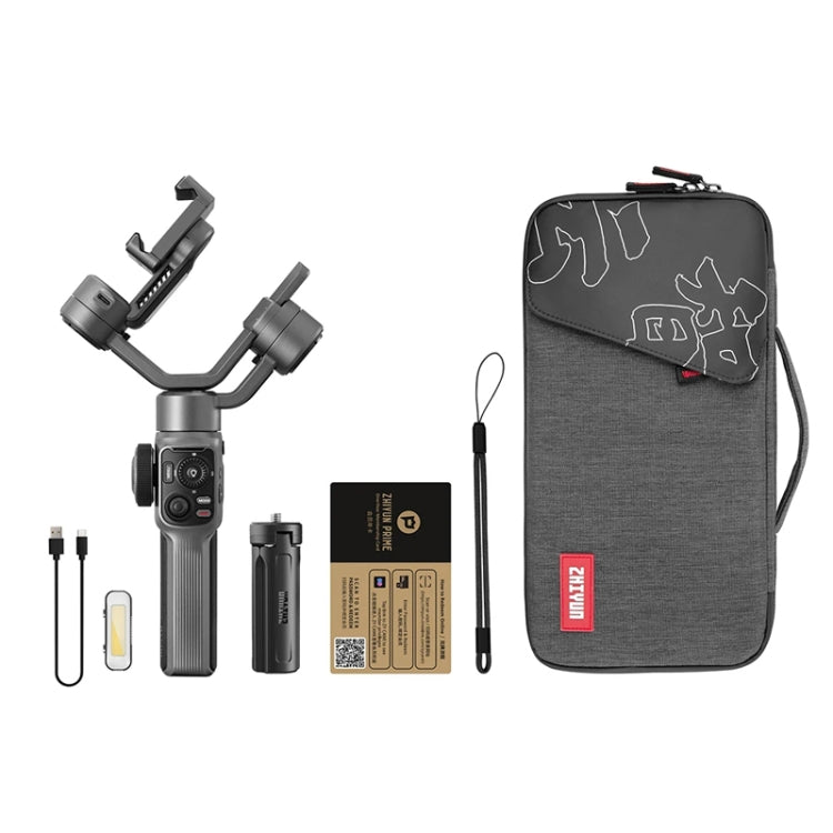 Stabilizzatore cardanico portatile per smartphone a 3 assi ZHIYUN Smooth 5S, Smooth 5S Standard Black, Smooth 5S Standard White, Smooth 5S Combo Black, Smooth 5S Combo White
