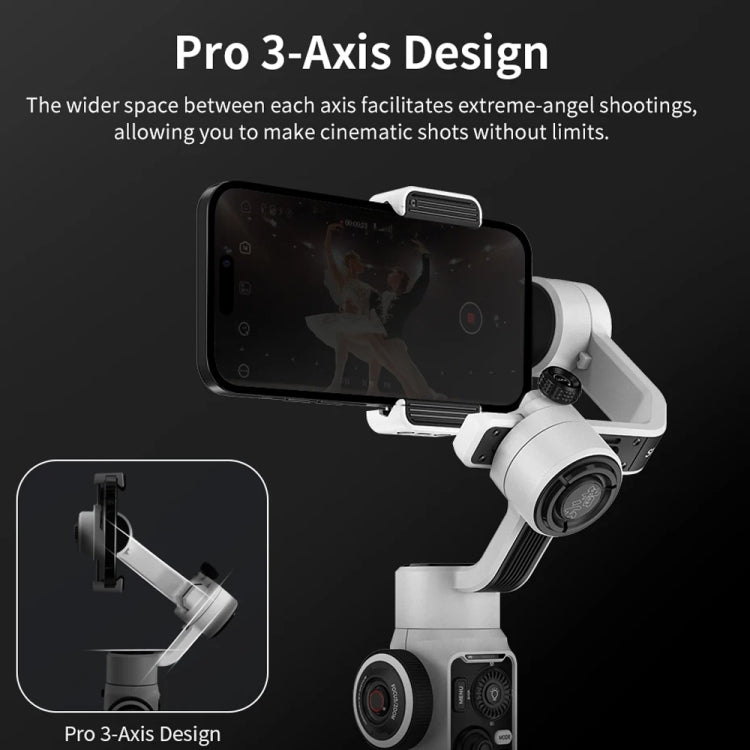 Stabilizzatore cardanico portatile per smartphone a 3 assi ZHIYUN Smooth 5S, Smooth 5S Standard Black, Smooth 5S Standard White, Smooth 5S Combo Black, Smooth 5S Combo White
