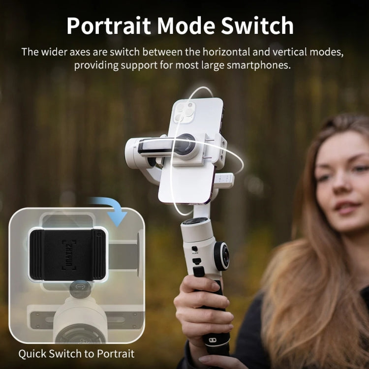 Stabilizzatore cardanico portatile per smartphone a 3 assi ZHIYUN Smooth 5S, Smooth 5S Standard Black, Smooth 5S Standard White, Smooth 5S Combo Black, Smooth 5S Combo White