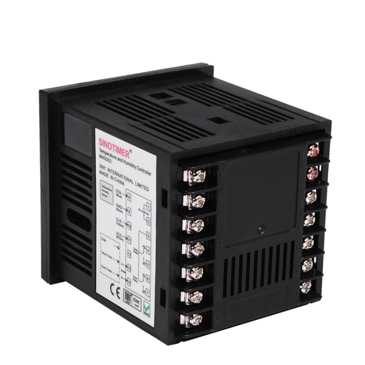 SINOTIMER MH0302 Regolatore di umidità della temperatura intelligente ad alta precisione Display digitale Misuratore di temperatura e umidità, MH0302