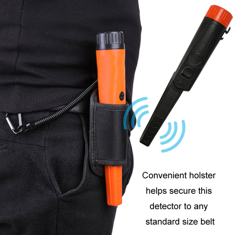 Mini rilevatore di aste di posizionamento in metallo portatile impermeabile, Orange, Black