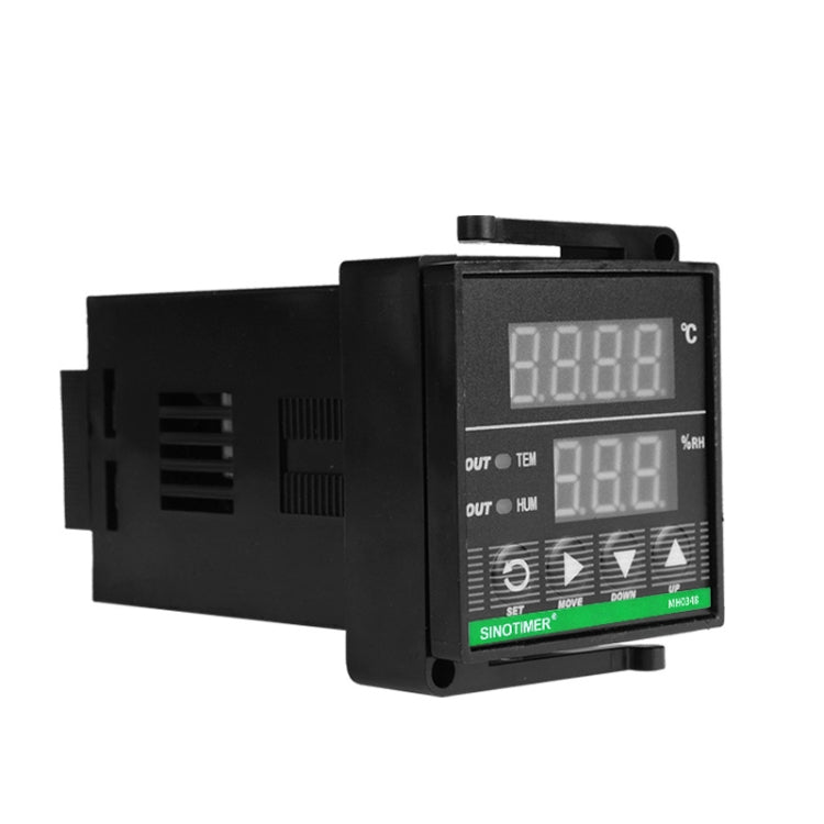 SINOTIMER MH0348 Regolatore di umidità della temperatura intelligente ad alta precisione Display digitale Misuratore di temperatura e umidità, MH0348
