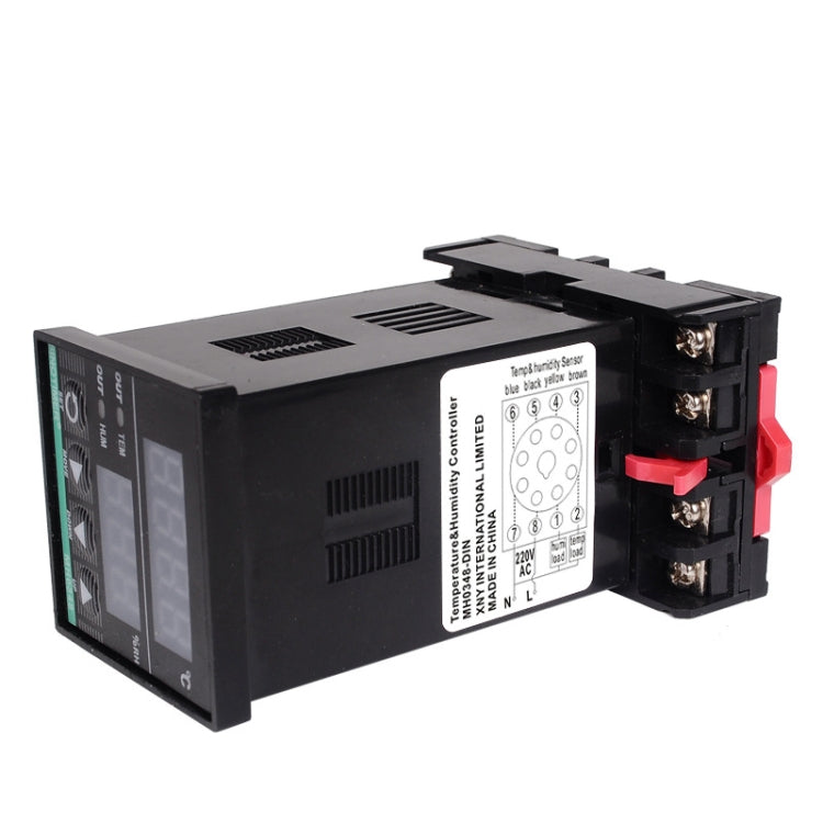SINOTIMER MH0348-DIN Installazione della guida di guida del controller di umidità della temperatura intelligente ad alta precisione, MH0348-DIN