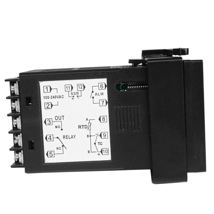 SINOTIMER MC101 Ingresso universale Custodia corta PID Regolatore di temperatura intelligente Misuratore Riscaldamento Raffreddamento Relè SSR Uscita a stato solido, MC101