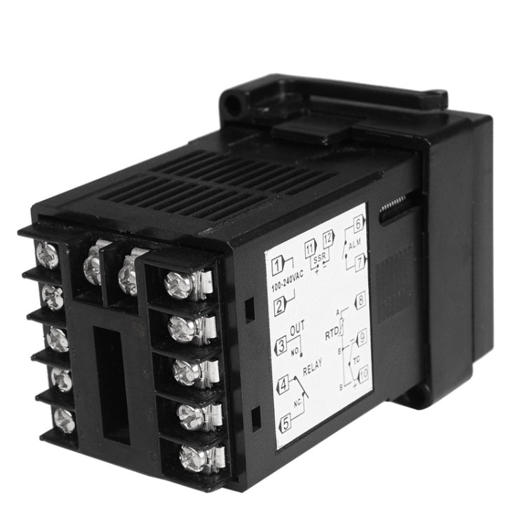 SINOTIMER MC101 Ingresso universale Custodia corta PID Regolatore di temperatura intelligente Misuratore Riscaldamento Raffreddamento Relè SSR Uscita a stato solido, MC101