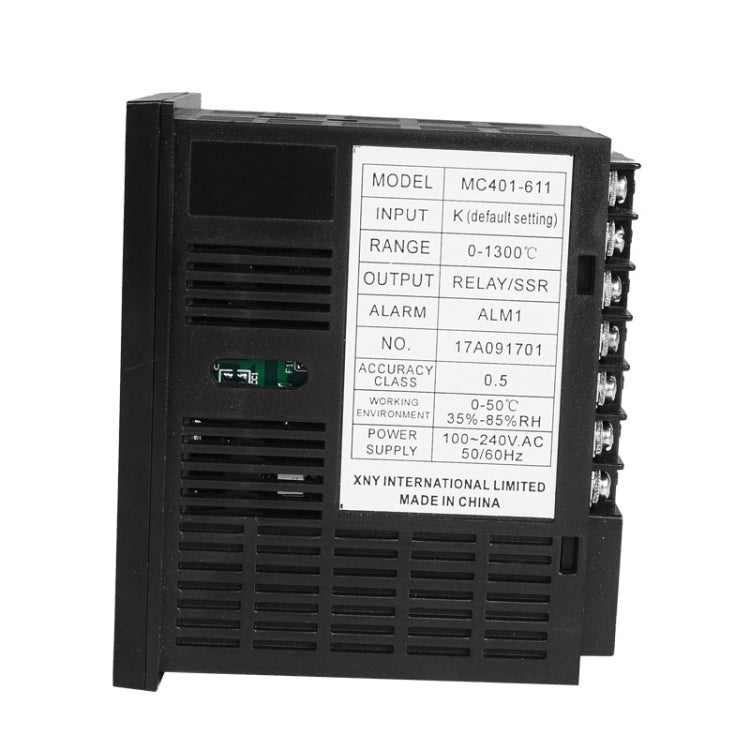 SINOTIMER MC401 Ingresso universale Custodia corta PID Regolatore di temperatura intelligente Misuratore Riscaldamento Raffreddamento Relè SSR Uscita a stato solido, MC401