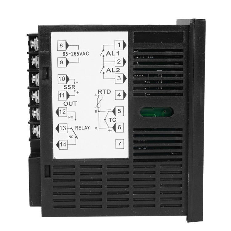 SINOTIMER MC401 Ingresso universale Custodia corta PID Regolatore di temperatura intelligente Misuratore Riscaldamento Raffreddamento Relè SSR Uscita a stato solido, MC401
