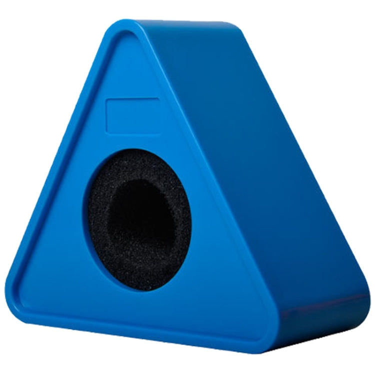 Stazione di bandiera con logo del microfono per intervista, Square Black, Square Orange, Square Blue, Triangular Black, Triangular Orange, Triangular Blue
