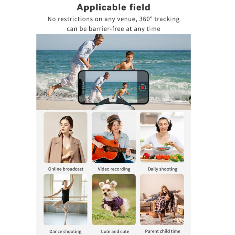 Hishell Ricaricabile AI Face Intelligent Follow Shot Gimbal Cellulare Stabilizzatore video in streaming live