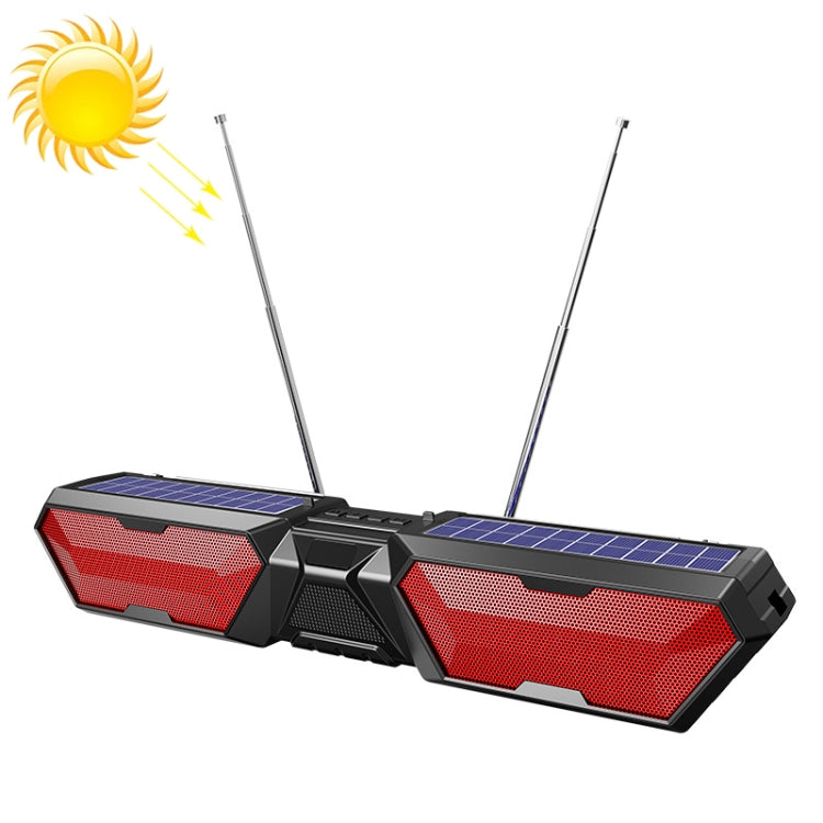 DV-880 Altoparlante Bluetooth wireless solare doppio Radio lunga da esterno
