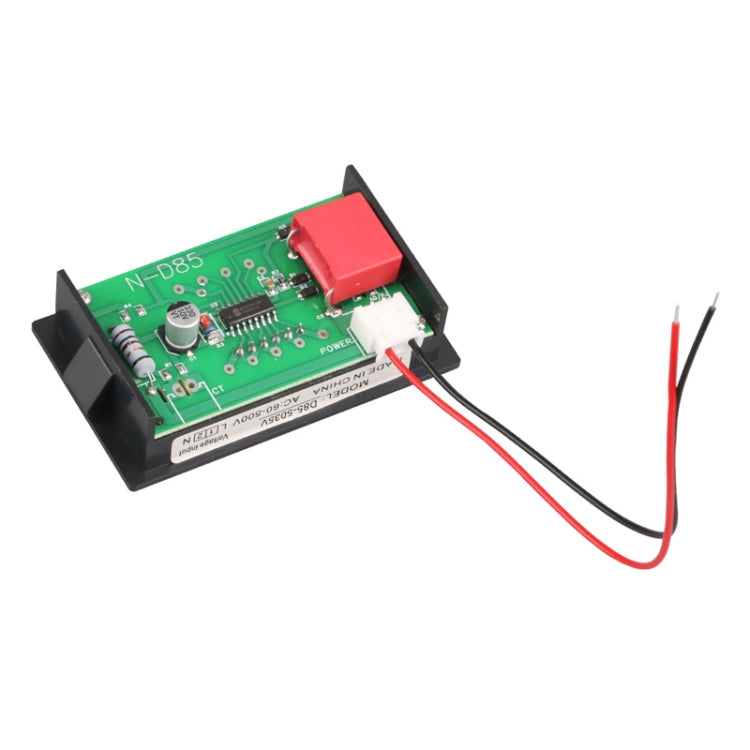 SINOTIMER D85-5035V Misuratore di monitoraggio voltmetro digitale CA monofase a pannello piccolo, D85-5035V