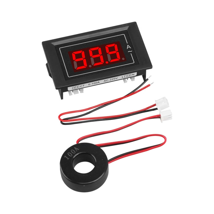 SINOTIMER D85-5035A Piccolo amperometro digitale CA monofase con trasformatore, D85-5035A