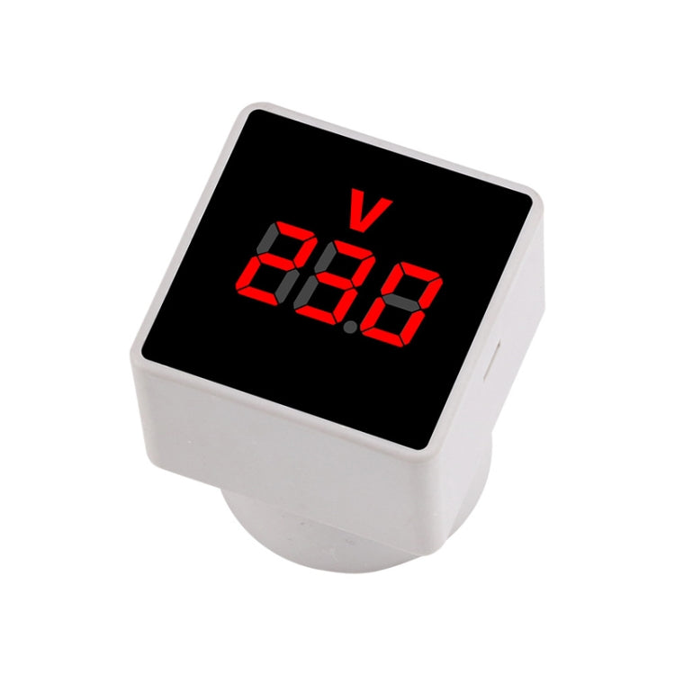 SINOTIMER V-PL Spina UE voltmetro CA digitale con inserto quadrato per uso domestico, V-PL EU Plug