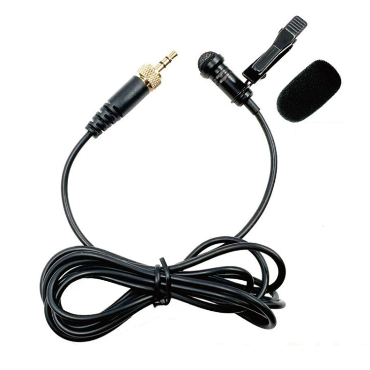 Microfono lavalier con trasmissione wireless con spina filettata interna diritta da 3,5 mm, 1.5m, 2m, 3m, 4m, 5m