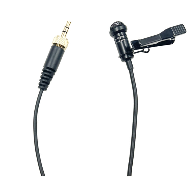 Microfono lavalier con trasmissione wireless con spina filettata interna diritta da 3,5 mm, 1.5m, 2m, 3m, 4m, 5m