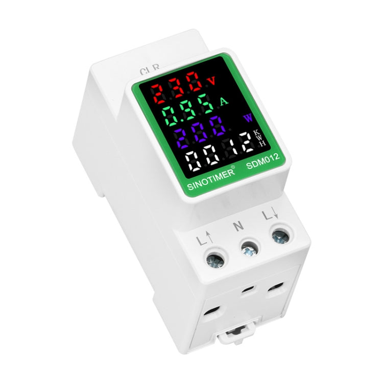 Tester multifunzione per elettricità, tensione di corrente, display digitale CA su guida DIN SINOTIMER, SDM012-2, SDM012-1, SDM012-RS485