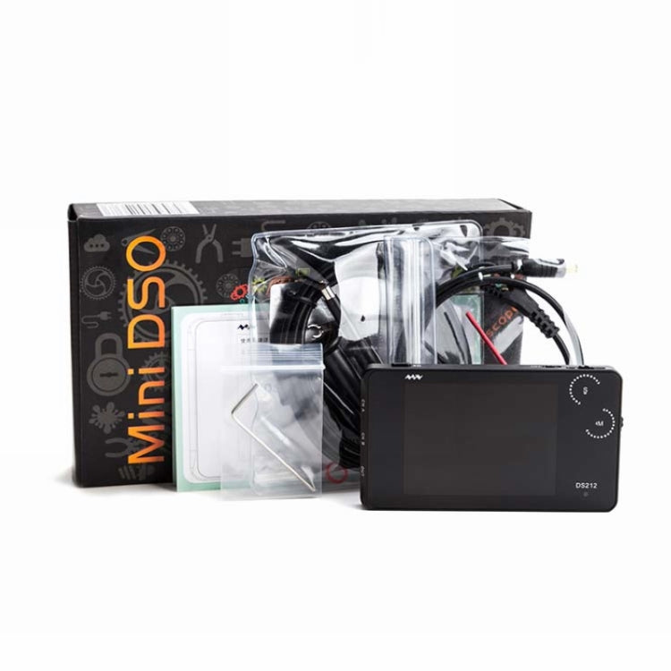 MINIWARE Oscilloscopio a memoria digitale portatile mini a doppio canale, DS212