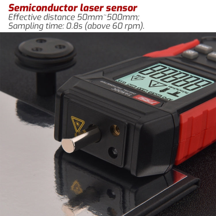 Tachimetro laser Display digitale Misuratore di velocità di misurazione di tipo ottico, TASI TA500A Optical Measurement, TASI TA500C Optical Contact Dual Use