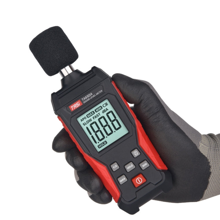 Misuratore di rumore del tester del volume della casa del rilevatore di decibel TASI TA650A, TA650A