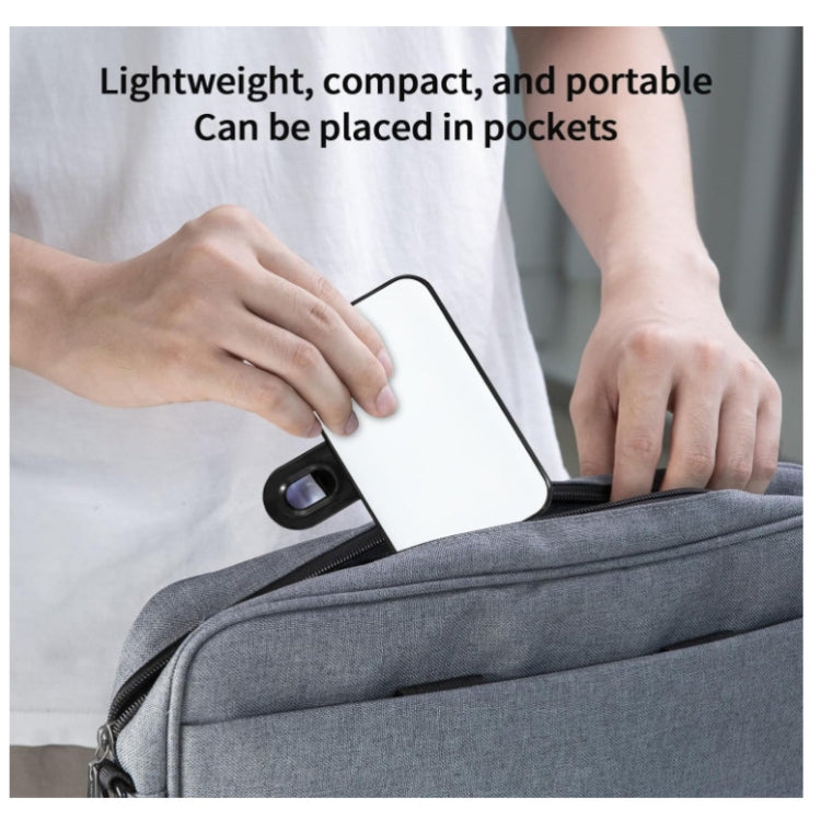Clip per selfie con luce di riempimento ricaricabile a 3 temperature per telefono, laptop, tablet per riunioni, 24 LEDs