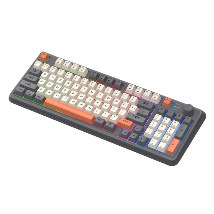 XUNSVFOX K94 Tastiera wireless Bluetooth Dual Mode Meccanica per computer portatile da gioco per ufficio