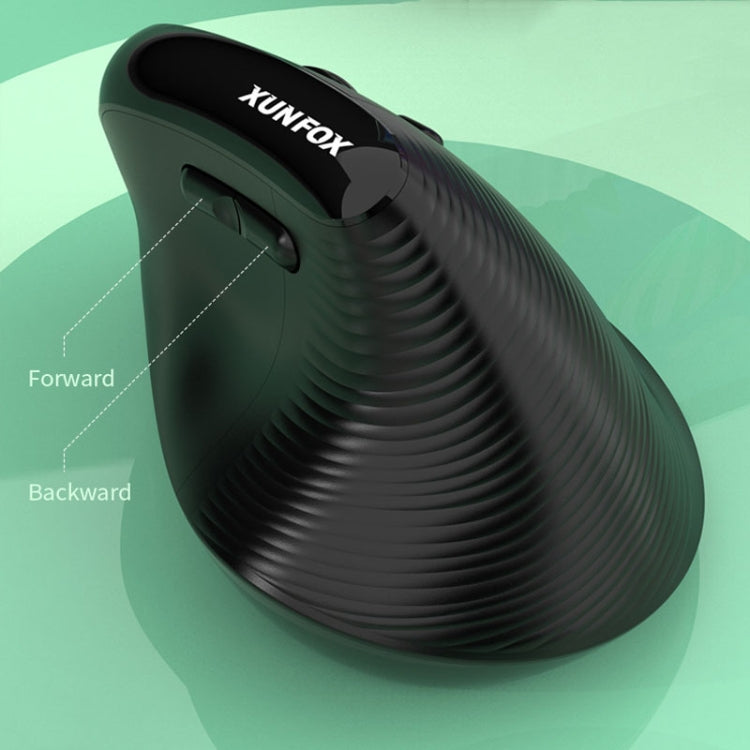 XUNSVFOX H5 Mouse verticale verticale dual mode Mouse da ufficio wireless ricaricabile