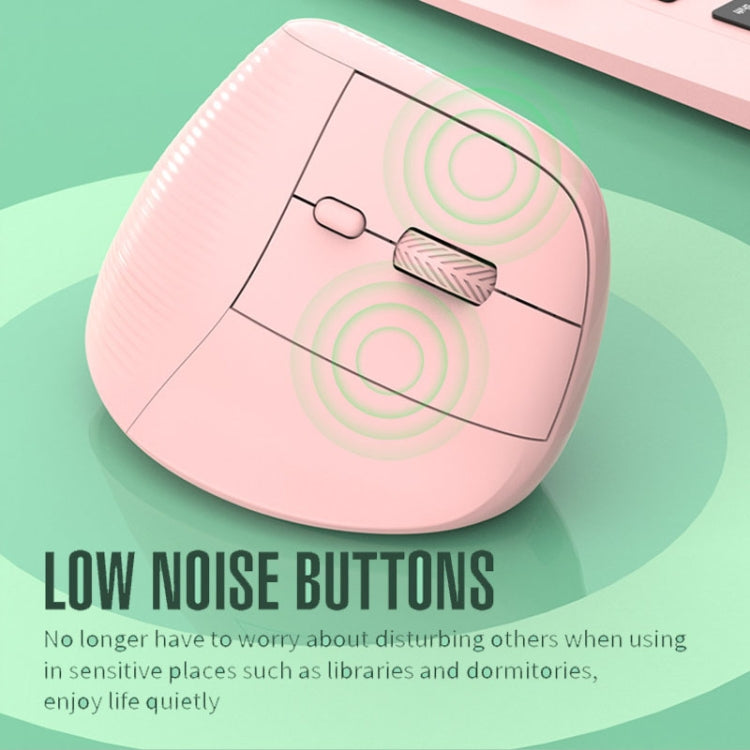 XUNSVFOX H5 Mouse verticale verticale dual mode Mouse da ufficio wireless ricaricabile