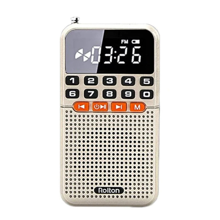 Rolton T1 Ricevitore radio portatile Anziani che cantano Lettore d'opera Mini Walkman stereo