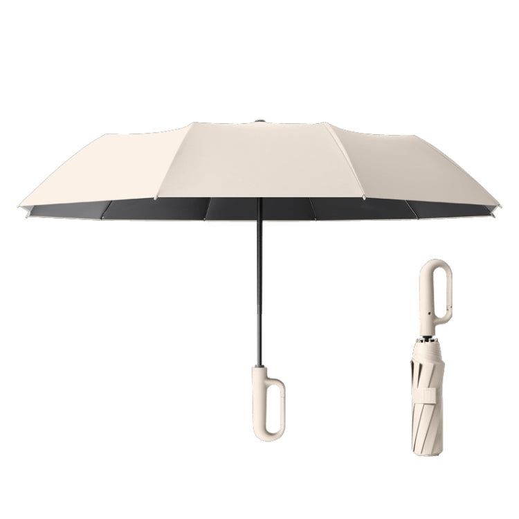 Ombrello parasole unisex pieghevole per pioggia o sole completamente automatico, Forward Beige 105cm, Forward Blue 105cm, Forward Gray 105cm, Forward Beige 125cm, Forward Blue 125cm, Forward Gray 125cm, Reverse Beige 105cm, Reverse Blue 105cm
