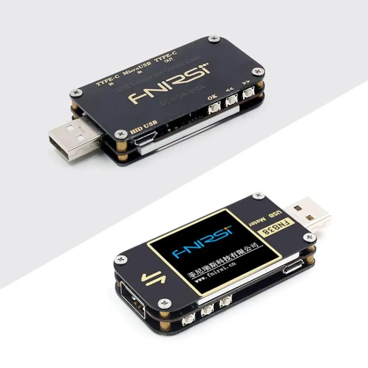 FNIRSI FNB38 Tester di protocollo di ricarica rapida con capacità del misuratore di tensione e corrente USB, FNB38