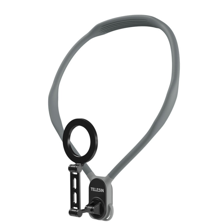 TELESIN MNM-002 Magsafe Supporto magnetico per cellulare con ventosa, supporto per collo POV con angolo di visione pigro