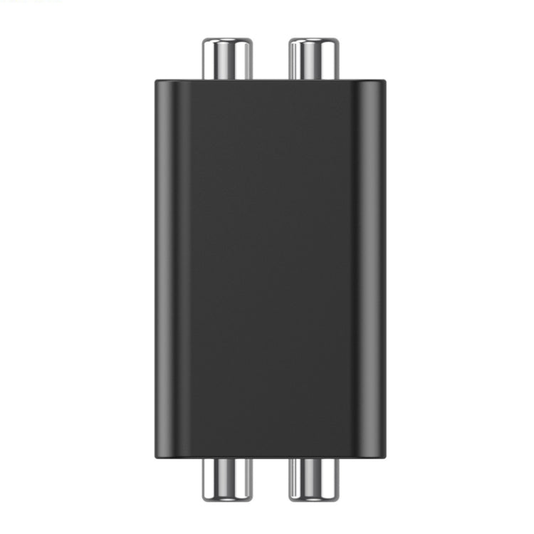 RCA Audio Ground Loop Isolatore Riduttore di rumore anti-interferenza Elimina il suono corrente Ricevitore Bluetooth, Square, Ellipse