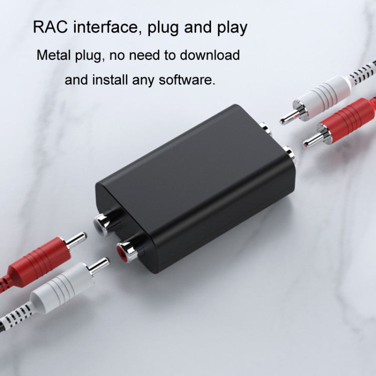 RCA Audio Ground Loop Isolatore Riduttore di rumore anti-interferenza Elimina il suono corrente Ricevitore Bluetooth, Square, Ellipse