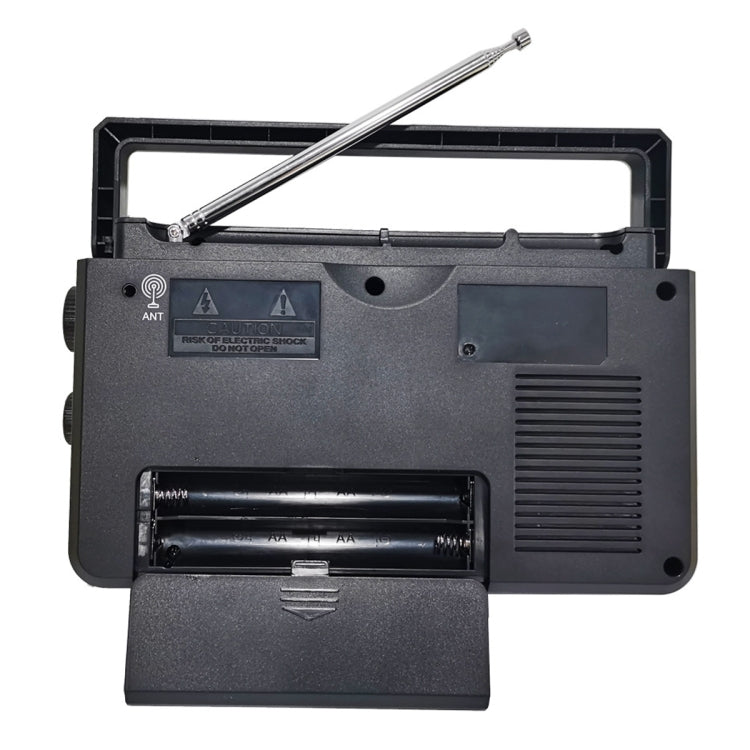 Retekess TR638 LCD Digital Display Full-Band Bluetooth FM Radio Supporto Antenna Esterna, TR638 (US Plug), TR638 (EU Plug)
