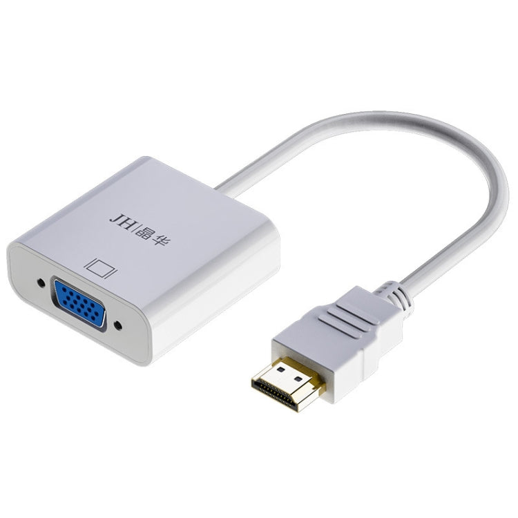 Cavo adattatore JINGHUA HDMI a VGA convertitore video per laptop, No Audio Black, No Audio White, With Audio White, With Audio Black