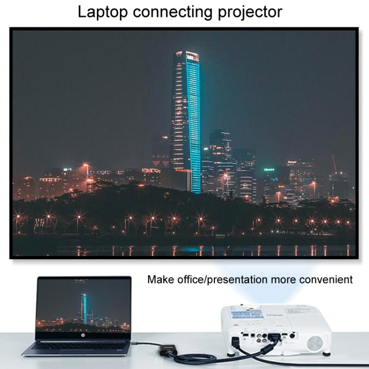Cavo adattatore JINGHUA HDMI a VGA convertitore video per laptop, No Audio Black, No Audio White, With Audio White, With Audio Black