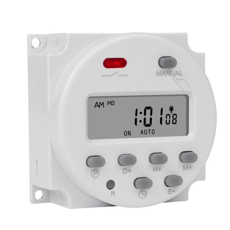Timer digitale LCD a intervalli di 1 secondo, relè programmabile per 7 giorni alla settimana, SINOTIMER CN101S-110V, SINOTIMER CN101S-2 220V, SINOTIMER CN101S-3 24V, SINOTIMER CN101S-4 12V, SINOTIMER CN101S-5V