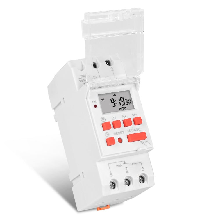 Interruttore timer digitale programmabile da 30 A. Controller di temporizzazione del ciclo automatico, SINOTIMER TM919B-1 110V, SINOTIMER TM919B-2 220V, SINOTIMER TM919B-3 24V, SINOTIMER TM919B-4 12V, SINOTIMER TM919B-5V, SINOTIMER TM919BK 85-265V AC