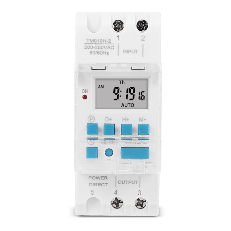 Controller di temporizzazione ciclo automatico con uscita in tensione su guida DIN 16A a 4 pin, SINOTIMER TM919H-1 110V, SINOTIMER TM919H-2 220V, SINOTIMER TM919H-3 24V, SINOTIMER TM919H-4 12V, SINOTIMER TM919H-5V, SINOTIMER TM919HK 85-265V AC