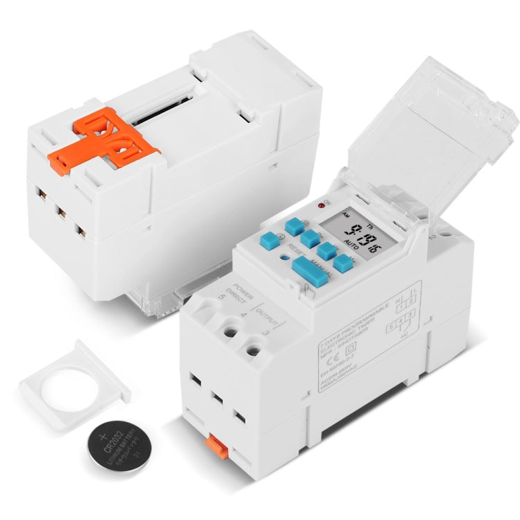 Controller di temporizzazione ciclo automatico con uscita in tensione su guida DIN 16A a 4 pin, SINOTIMER TM919H-1 110V, SINOTIMER TM919H-2 220V, SINOTIMER TM919H-3 24V, SINOTIMER TM919H-4 12V, SINOTIMER TM919H-5V, SINOTIMER TM919HK 85-265V AC